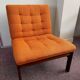 Pair of teak armchairs