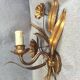 Apply to flower decoration in gilded sheet metal