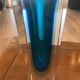 Blue Sommerso Murano vase