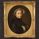 18th century Italian painting, portrait of a young lady