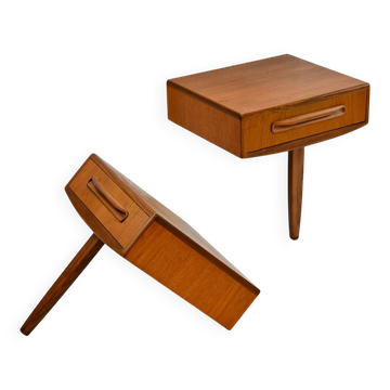 Tables de Chevet G-Plan en teck