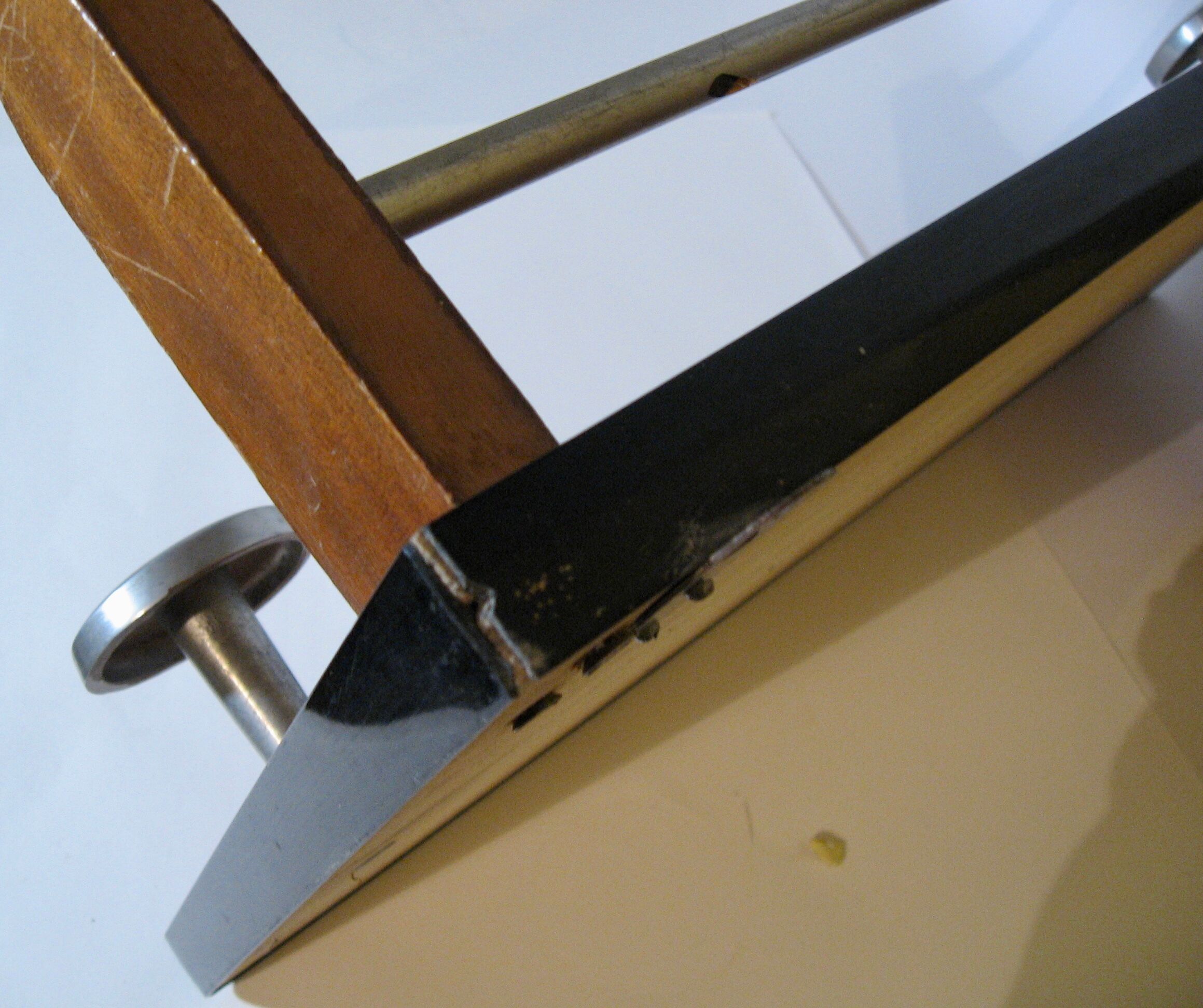 Locker room door-Hat hangers