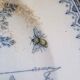 Assiette chauffante antique en ceramique et metal p et b pinder and bourne