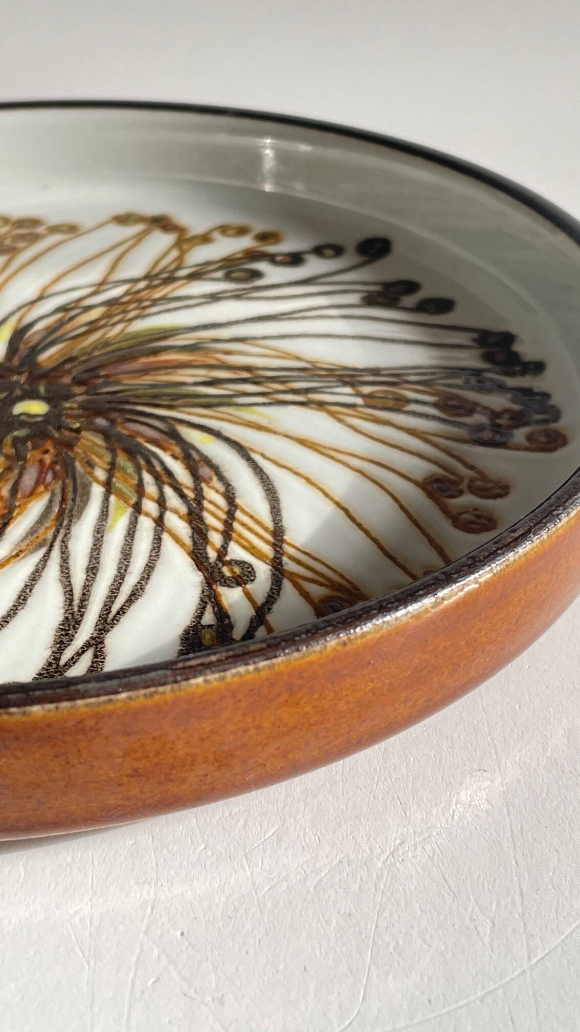 Royal copenhagen ceramic pocket tray by hellen malmer vintage
