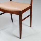 Arne Vodder model 430 dining chairs rosewood Sibast Mobler Denmark 1960