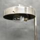 Rare Bauhaus Nickel Table Lamp with Glass Diffuser, 1930s
