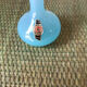 Soliflore en opaline bleu