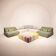 Canapé modulaire Voyage Immobile par Studio Roche Bobois