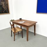 Solid walnut desk, 1950