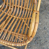 Rocking chair in adult rattan