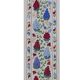 Hand-knotted rug, vintage Turkish rug 43x182 cm