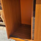 Buffet or vintage bar compass feet and casters