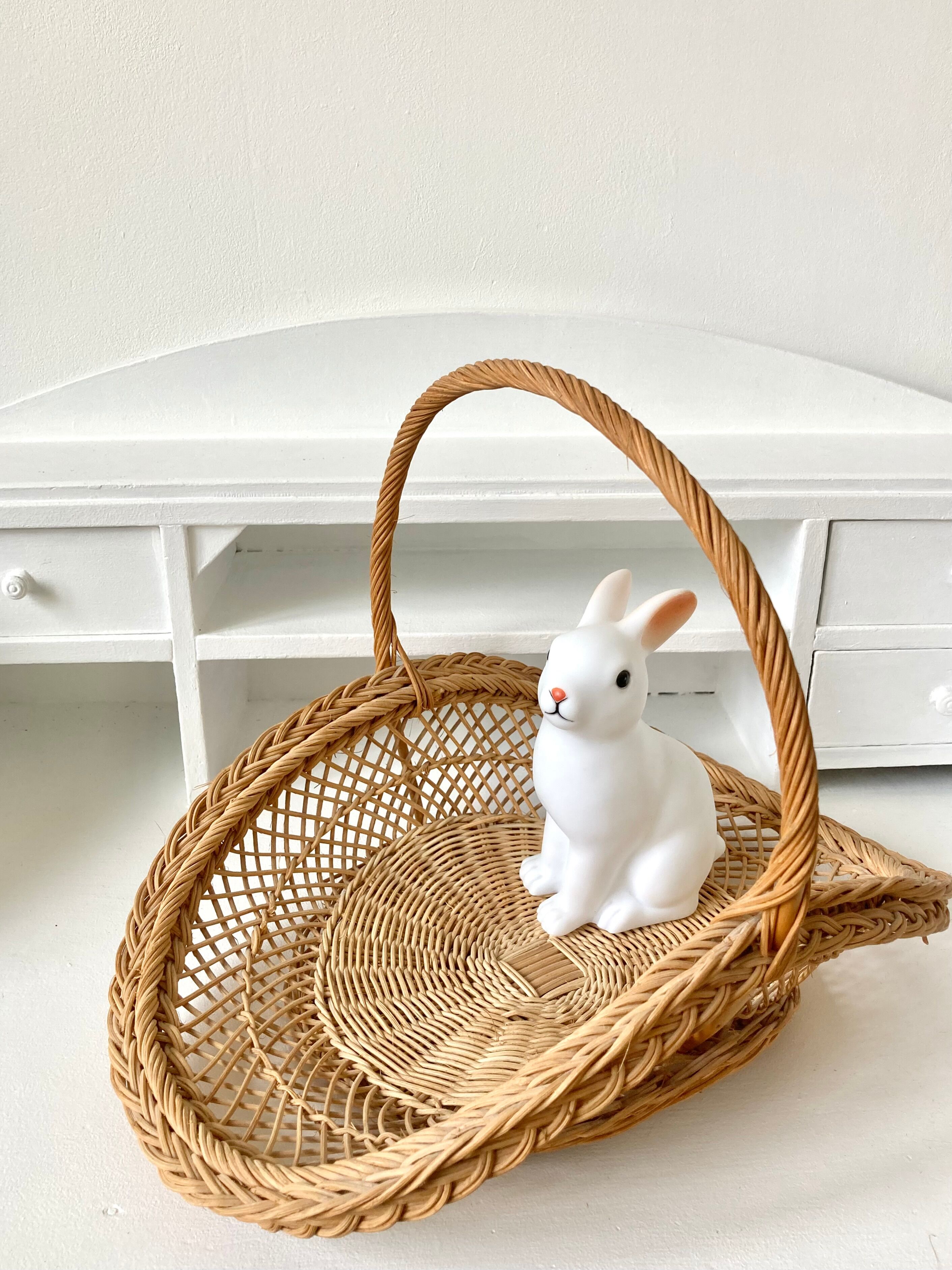 Vintage wicker basket