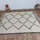 Handmade Moroccan Berber rug 220 x 190 cm