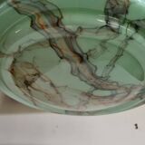 Art deco pendant lamp marbled glass ceiling light