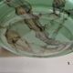 Art deco pendant lamp marbled glass ceiling light