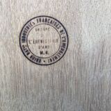 Louis XV marquetry library display case with 2 doors stamped Maurice Rinck