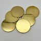 6 Coasters. Stelton. Brass
