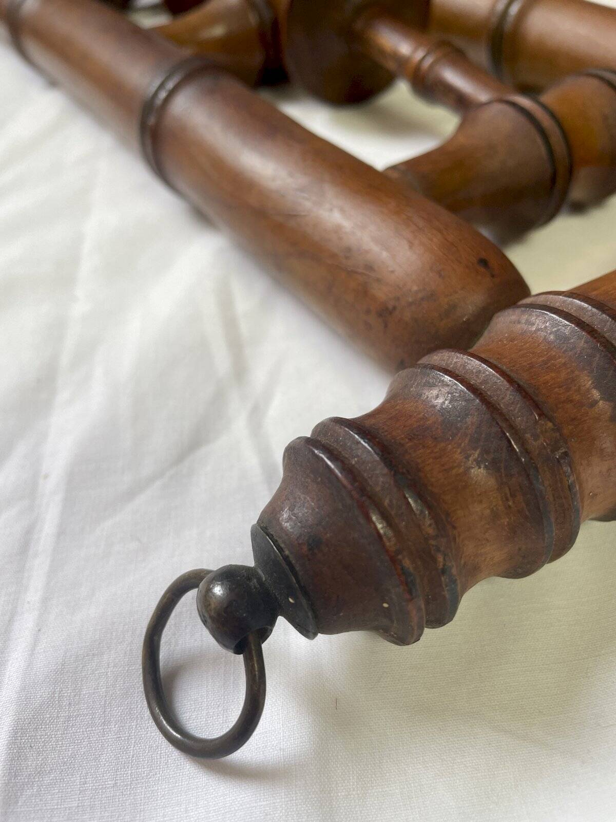 Antique retractable coat (hat) rack