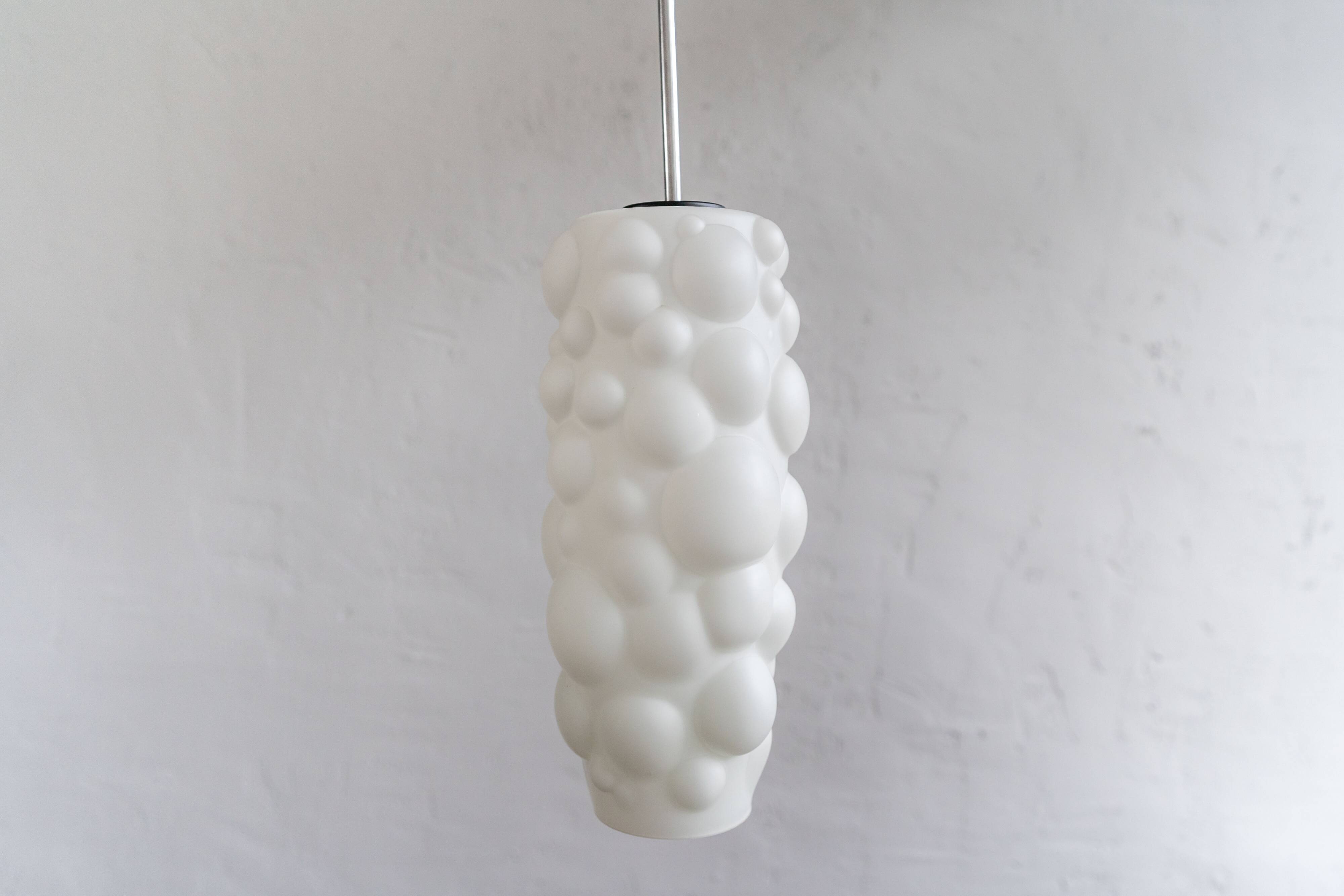 Bubbles Glass Pendant by Osvětlovací Sklo, 1970s
