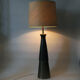 Coneshaped Italian metal and brass floorlamp 1960s