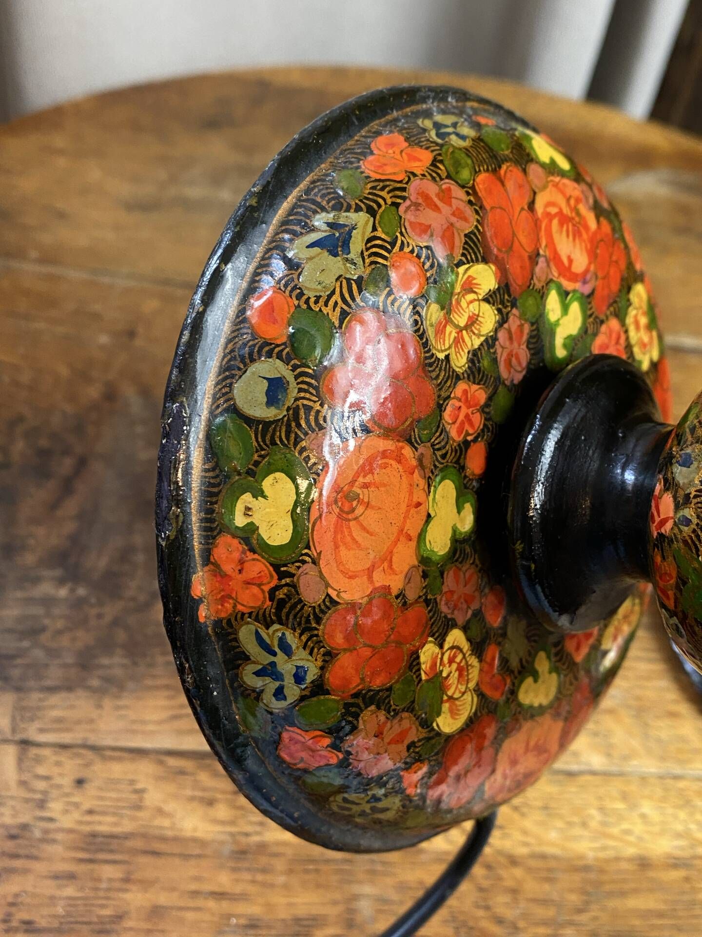 Kashmiri lamp pair