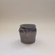 Brown glazed stoneware pot — Antique pottery