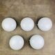 5 opaline ball sconces, half spheres, ceiling lights