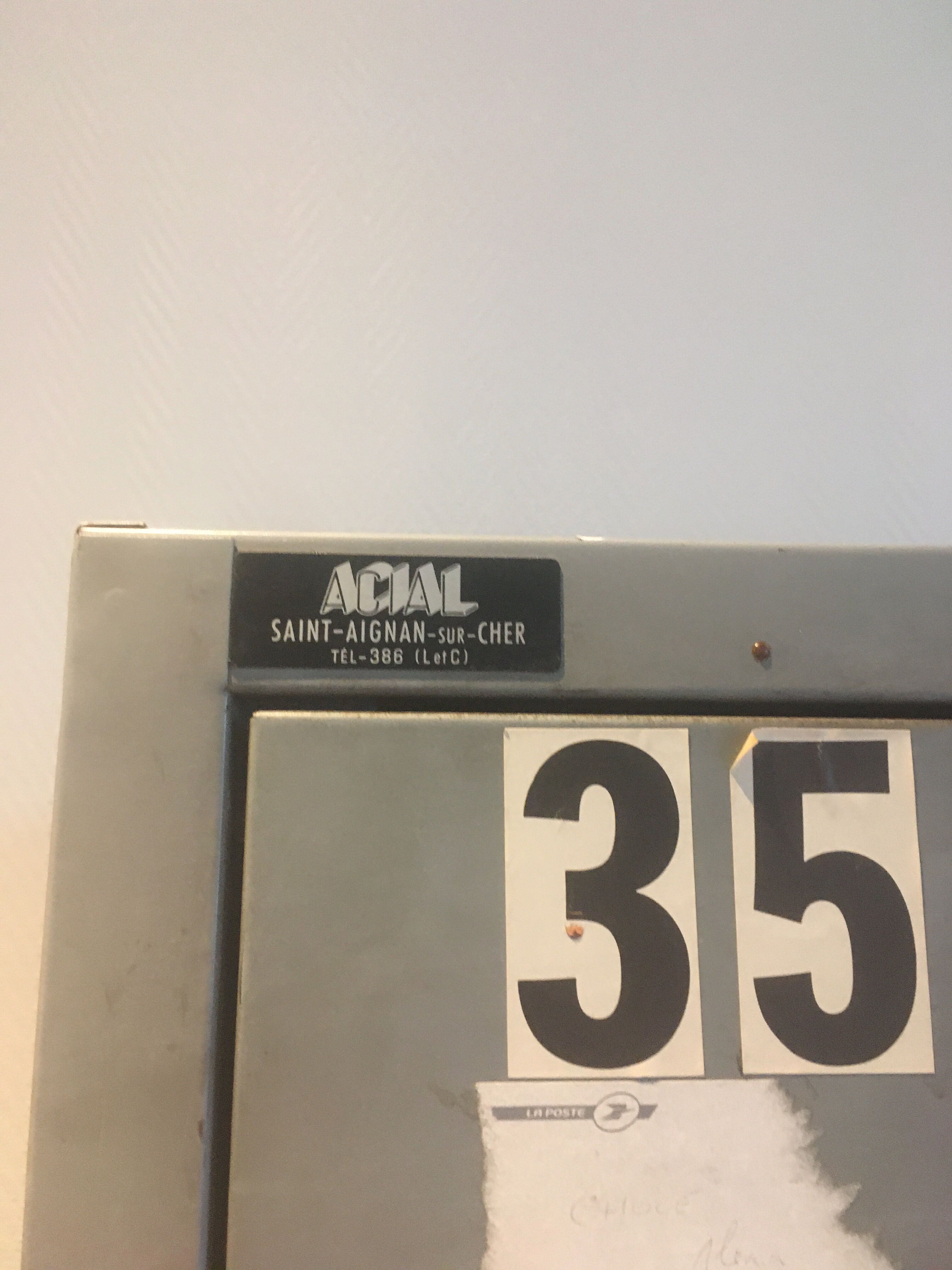 Old vintage industrial cloakroom