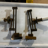 Paire d’appliques murales articulées- Georges W Hansen Metalart- 1950-