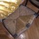 Paire de fauteuils en bois peint, XIXe s