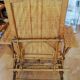 Chaise longue en rotin 1920
