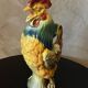 Pichet coq en barbotine