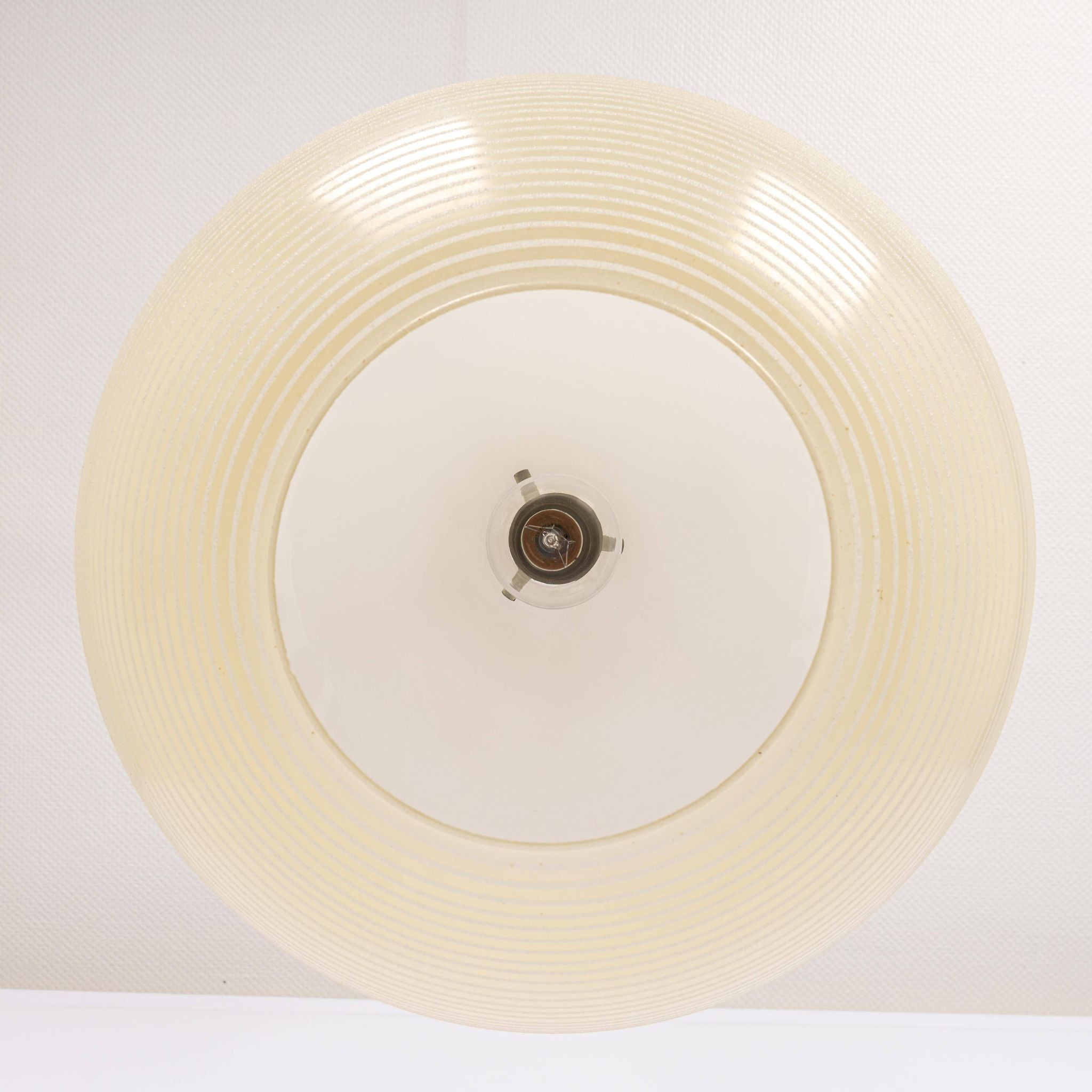 Suspended glass ball lantern by Doria, Germany, 1960s.