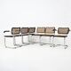 Ensemble de 6 chaises de salle à manger Style B32 de Marcel Breuer