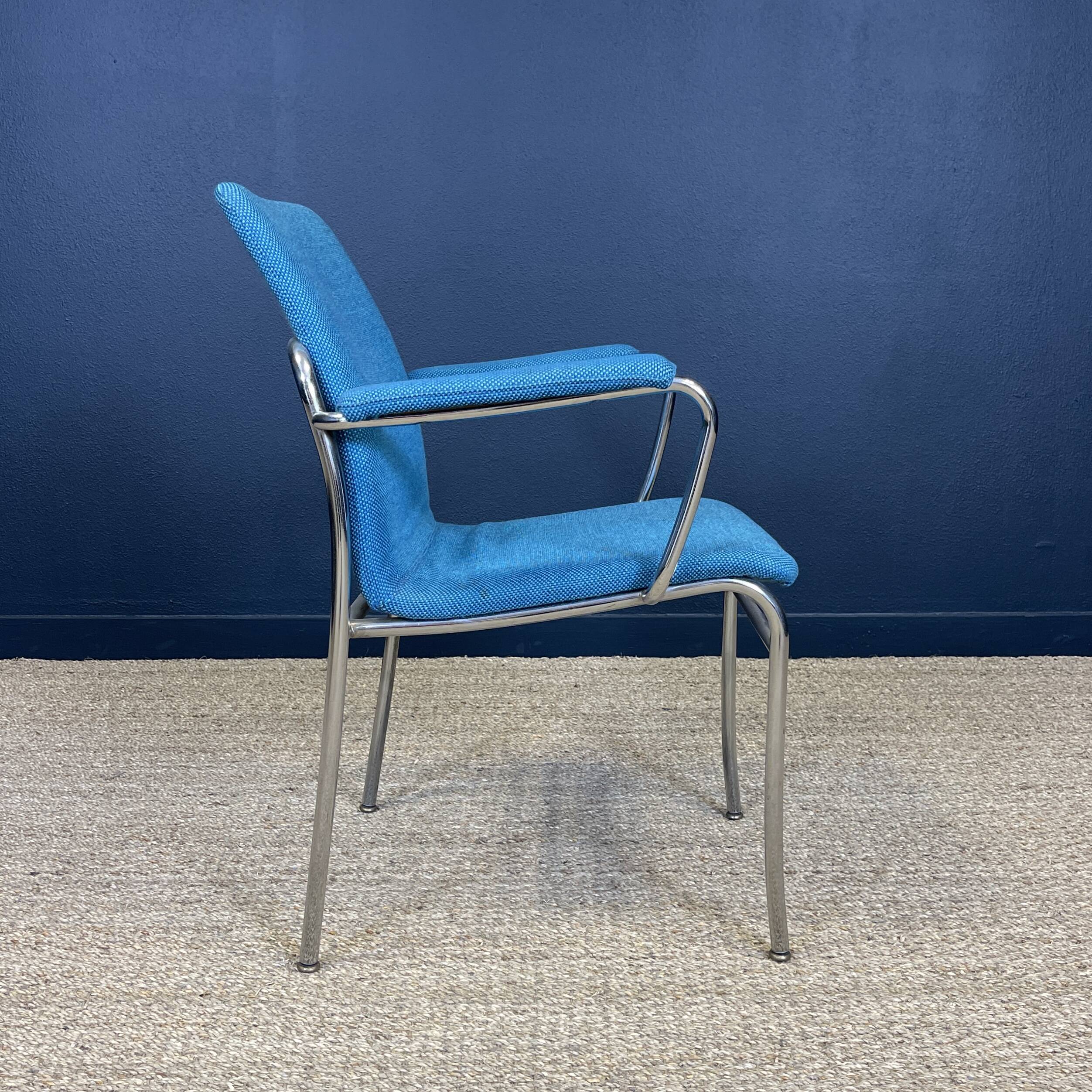 Fauteuil scandinave vintage NKR Suède 1978