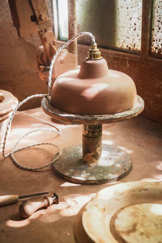 URSULE - Red terracotta - Portable lamp