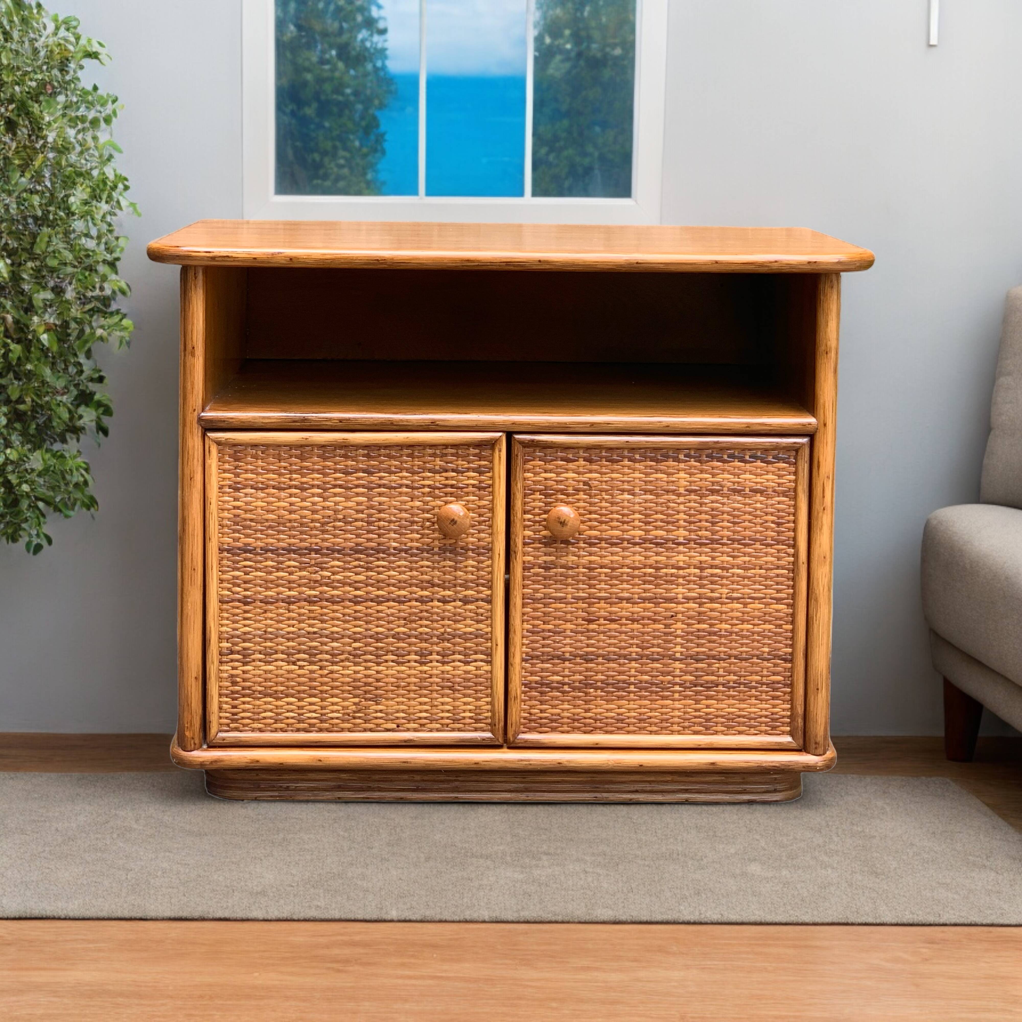 Oak rattan and woven wicker furniture 1980