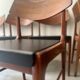 Set of 4 Scandinavian wooden chairs, danish desihn 1950