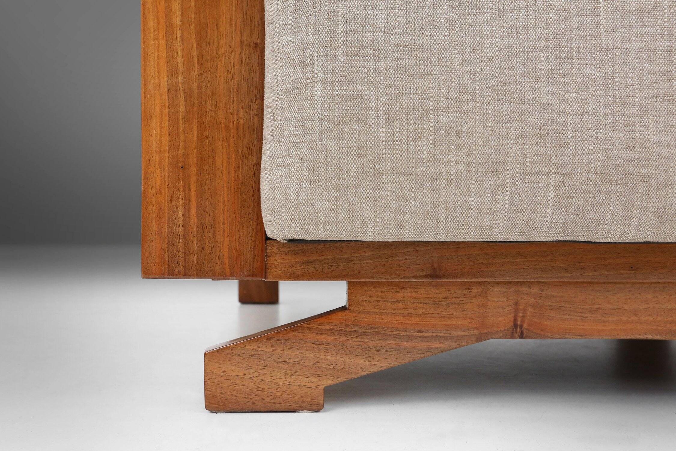 Set of 2 Art Deco Armchairs in Walnut Veneer, France 1930s