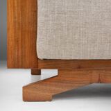 Set of 2 Art Deco Armchairs in Walnut Veneer, France 1930s