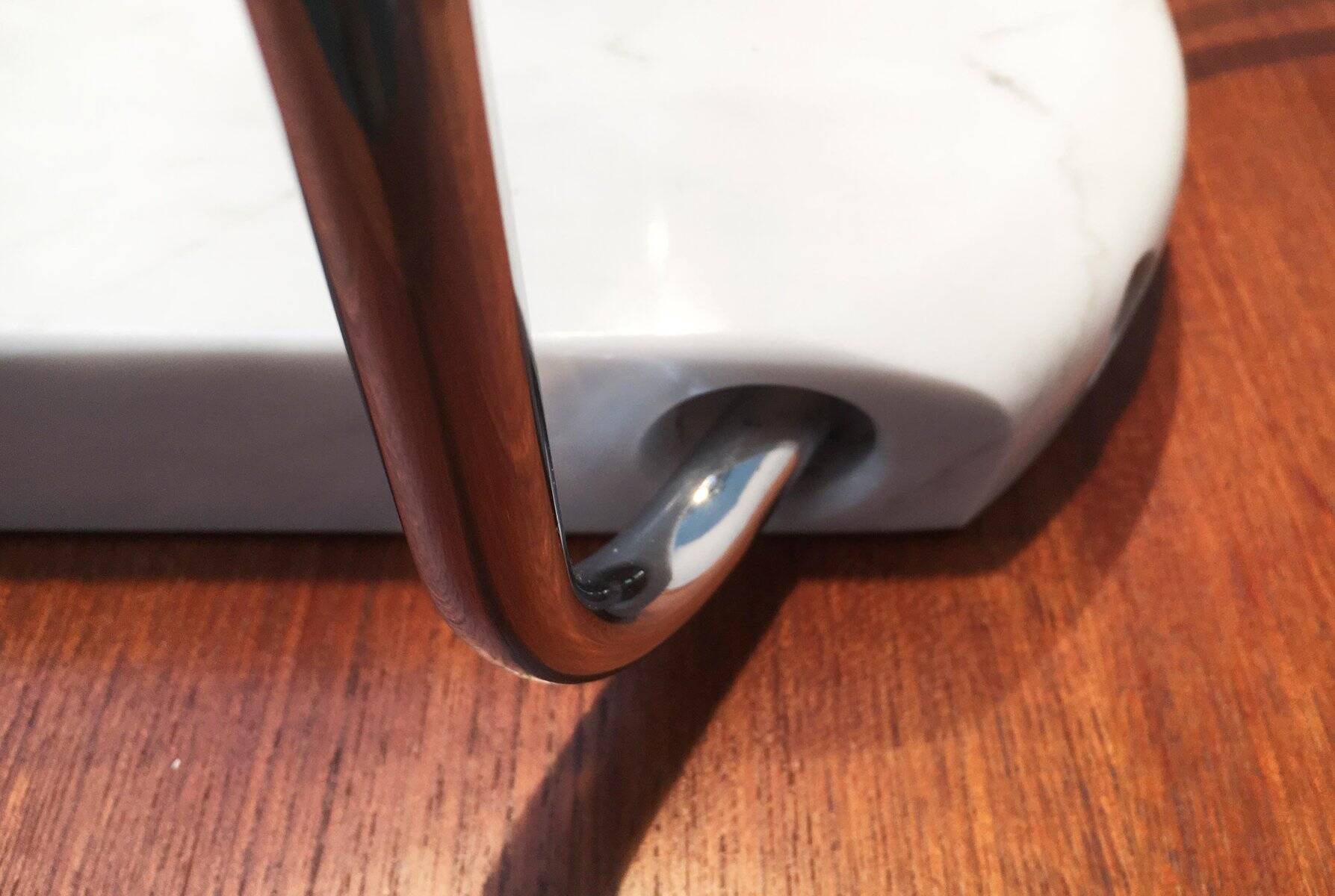 Vintage italian table lamps tegola by bruno gecchelin for blu italia, set of 2