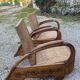 Paire de fauteuils coloniaux Art déco