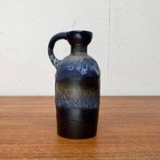 Carafe vase in German pottery WGP Fat Lava mid-century style by Ruscha, 1960s.