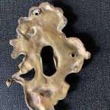 Paire d'entrées de serrure en bronze de style rocaille, 19e siècle