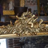 Louis Philippe style mirror with musical instruments