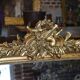 Louis Philippe style mirror with musical instruments