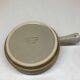 Set of 3 ceramic caquelon dishes from Pornic, Palmyre decor