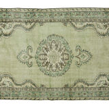 Anatolian handmade vintage rug 256 cm x 134 cm