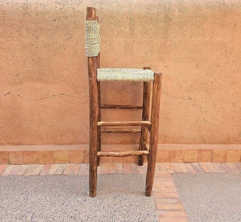 Vintage moroccan bar stool